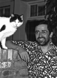 Richard Treisman and Otto, possibly the best cat in the world