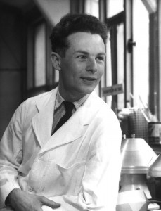 Lionel Crawford, PhD student, 1956